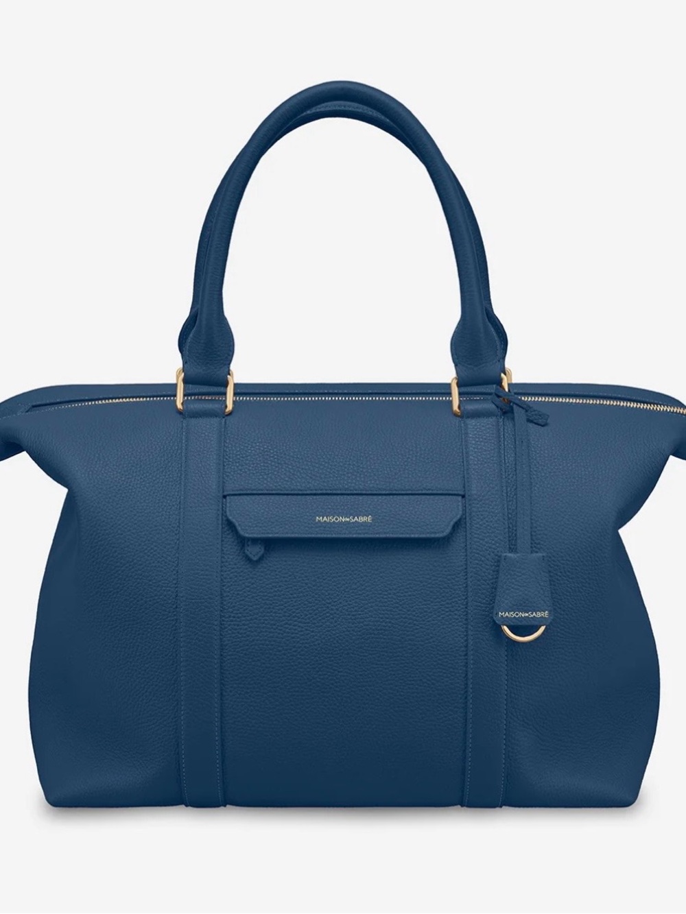 Maison de Sabre Large Leather Weekender Bag